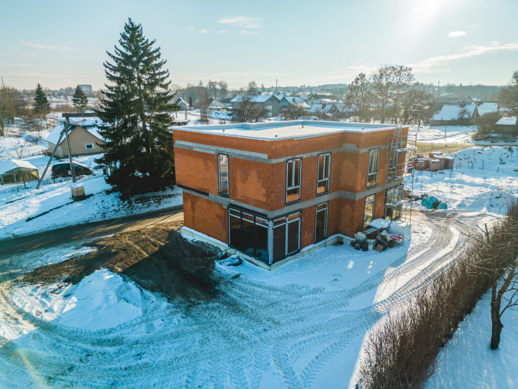 Barsukynės namai (Barsukynės g. 28, 28A) - Rindu mājas - būvdarbu attēli