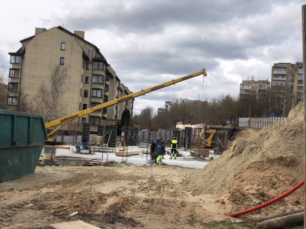 Kapsų 19A (Kapsų g. 19A) - Multi apartment - construction photos