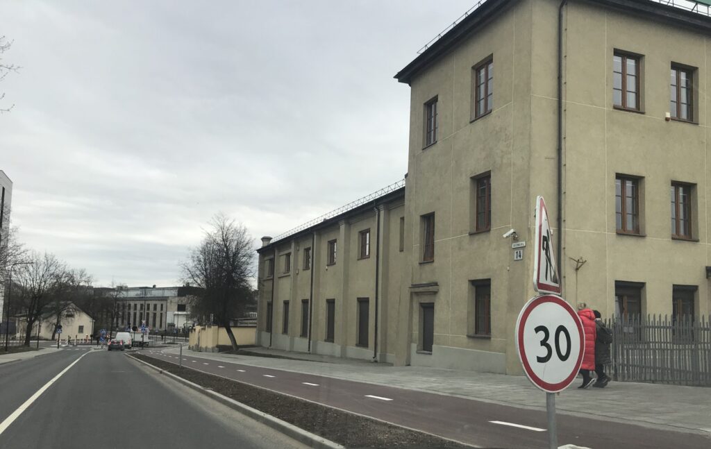 Geležinkelio g. dviračių takas (Geležinkelio g.) - Bike path, Street - construction photos