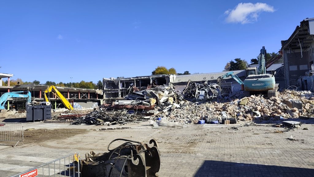 PC Mada rekonstrukcija (Viršuliškių g. 40, 42) - Shopping center - construction photos