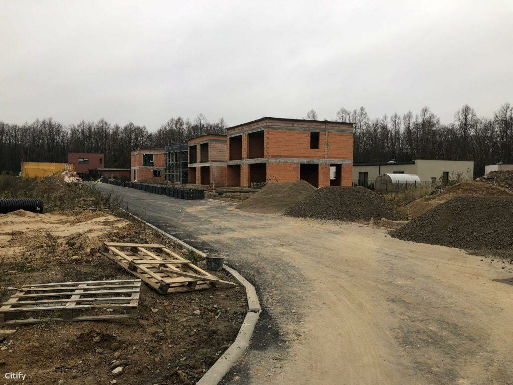 Kamšos namai (Šilo g. 48) - Row housing - construction photos