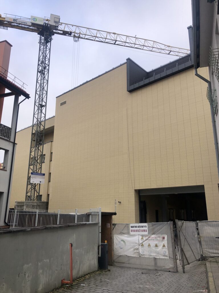 Lietuvos nacionalinis dramos teatras (Gedimino pr. 4) - Cultural center - construction photos