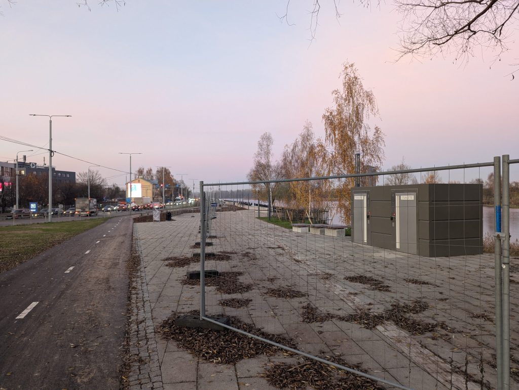 Mūkusalas ielas krasta promenāde (Mūkusalas iela) - Bike path, Waterside - construction photos