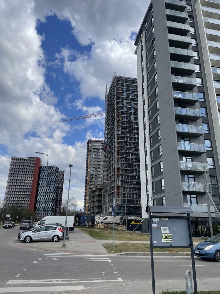 Newton 1 etapas (K1) (Viršuliškių skg. 8) - Multi apartment - construction photos