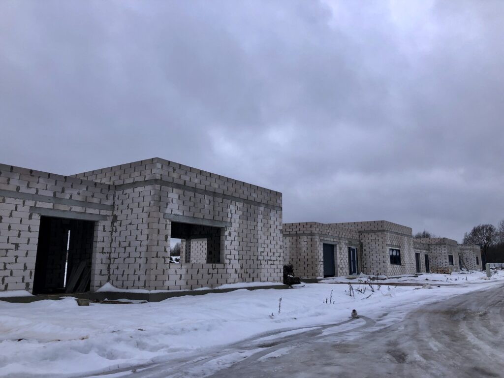 Katišių g. 18, 24, 26, 28, 30, 32, 34, 36 (Katišių g. 18, 24, 26 ,28, 30, 32, 34, 36) - Private house community - construction photos