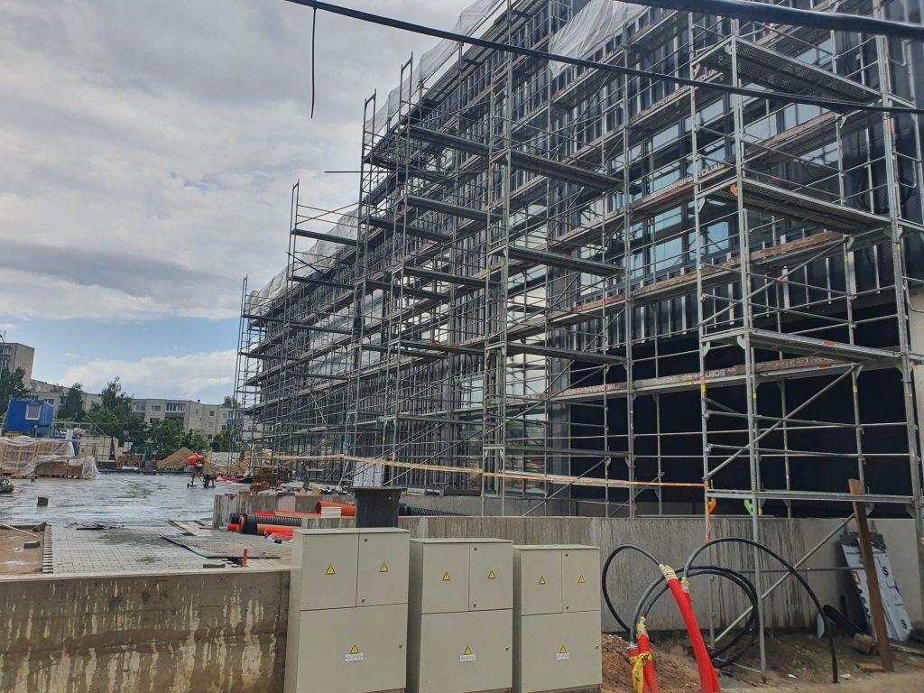 PC PIKAS (Ukmergės g. 221) - Shopping center - construction photos