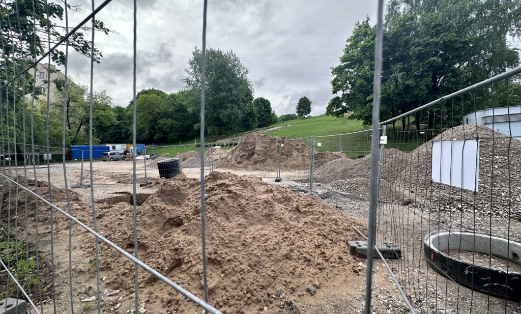 Tauro kalno parkas (V. Mykolaičio-Putino g.) - Park - construction photos