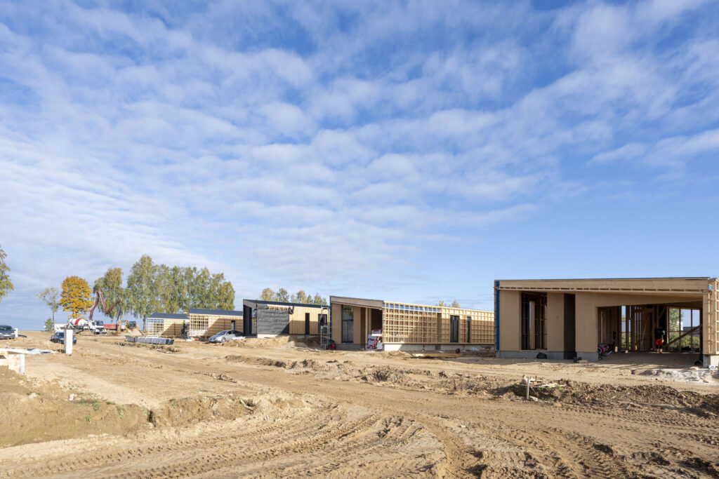 Home plus (Kolektyvo g. 33, 35, 37, 39, 41, 43, 45, 47, 49, 51, 53, 55, 57, 59, 61, 63, 67, 69, 71, 73, 75, 77, 79, 81, Nemėžis) - Private house community - construction photos