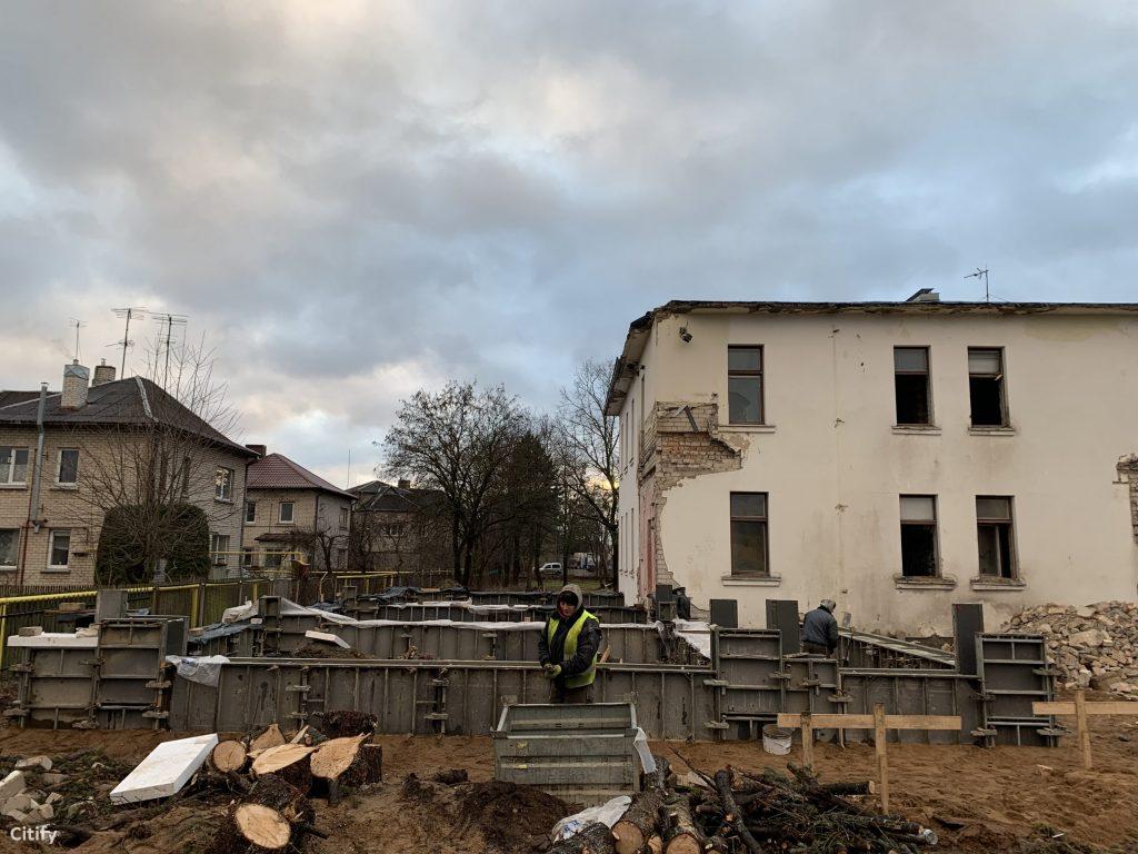 Darželis Jūratės g. (Jūratės g. 19) - Primary and secondary education - construction photos