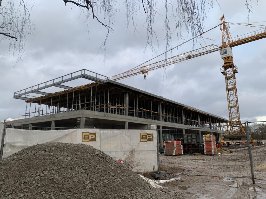 Raudondvario pl. 131C (Raudondvario pl. 131C) - Office center - construction photos