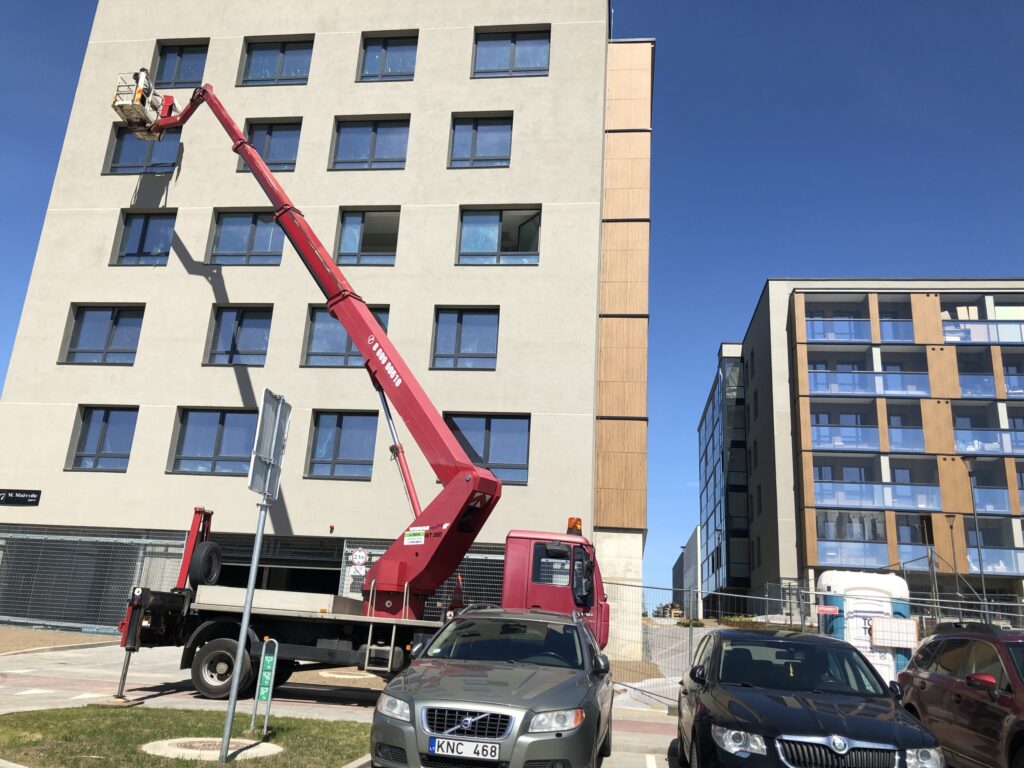 Martyno namai 2 (M. Mažvydo g. 25, 27, L. Rėzos al. 6) - Multi apartment - construction photos