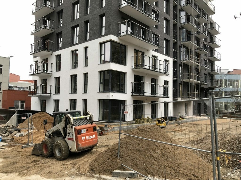 Žvėryno vakarai (Saltoniškių g. 44) - Multi apartment - construction photos