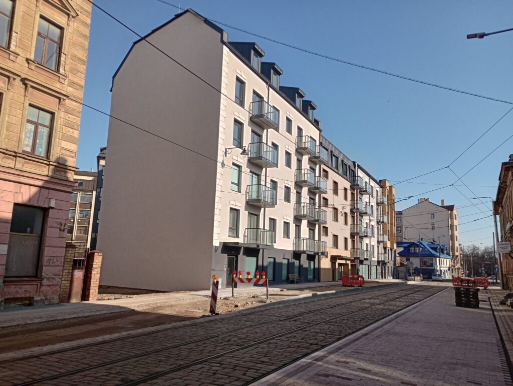 7. tramvaja maršruts - Rīgas tramvaja infrastruktūras pielāgošana zemās grīdas tramvaja parametriem (Latgales iela) - Railroad, Street - construction photos