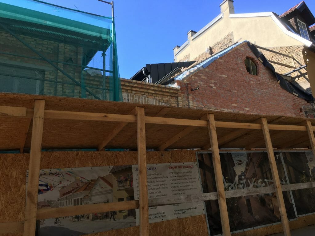 Užupio Mekas (Užupio g. 24) - Multi apartment, Non-food store - construction photos