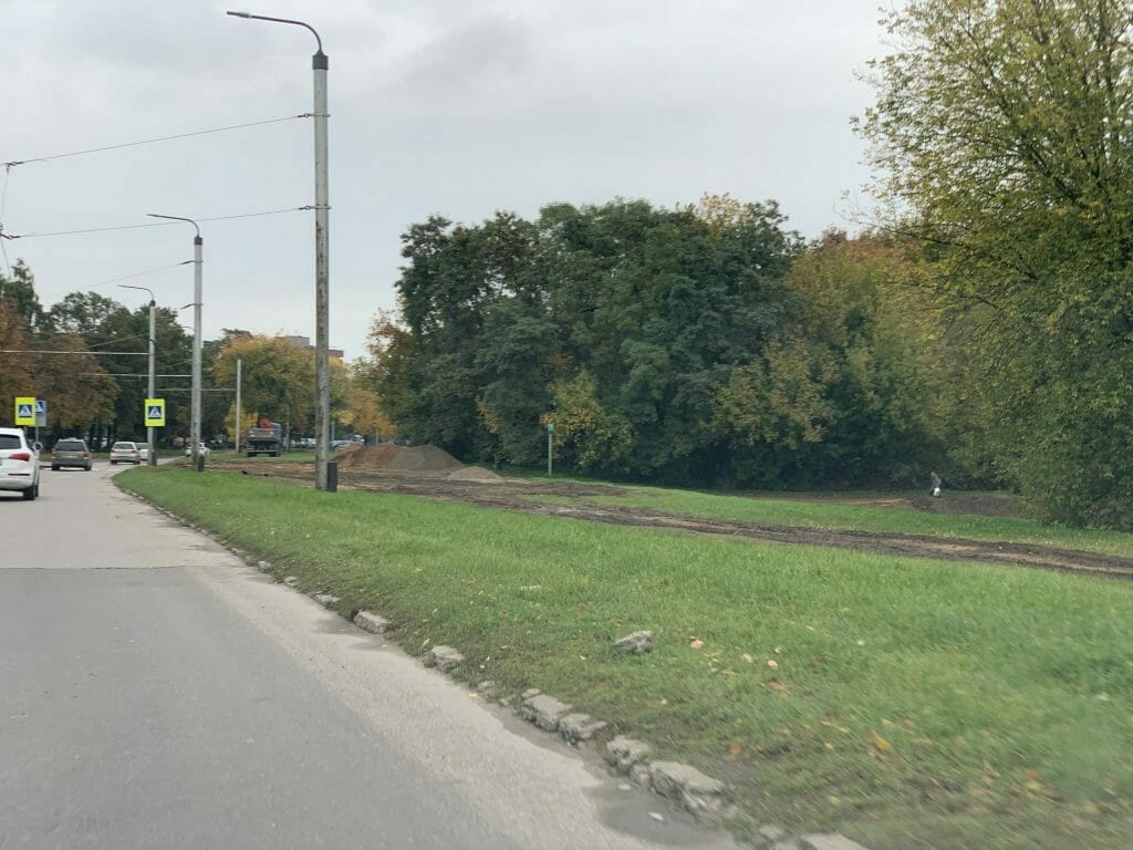 Neries krantinės parkas (Neries krant.) - Park - construction photos