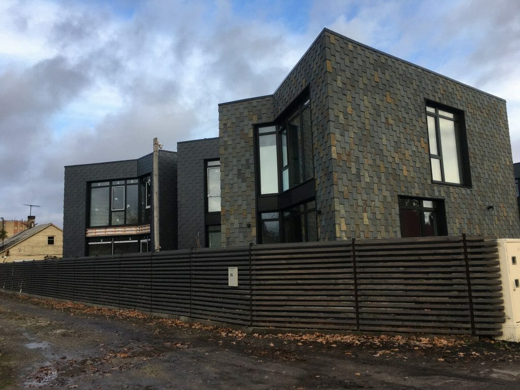 Duplex (Lygioji g. 19) - Row housing - construction photos