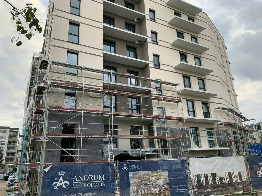 Andrum Metropolis (Lvovo g. 79) - Multi apartment - construction photos