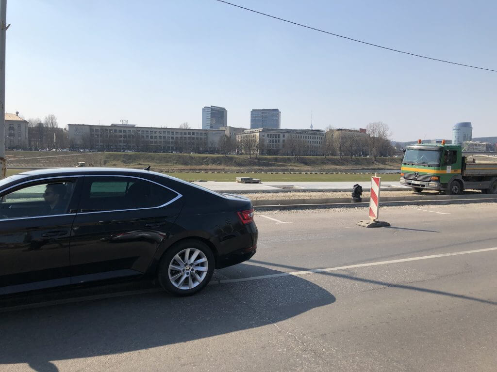 Upės g. dviračių takas (Upės g.) - Bike path - construction photos