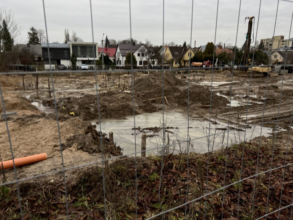 Pagyvenusių žmonių poilsio namai (Latgalių g.) - Specialized care center - construction photos