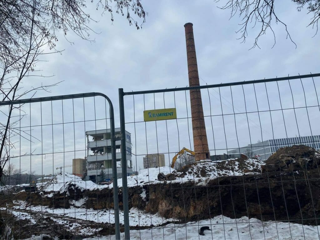 Cyber City 1 etapas (Švitrigailos g. 32) - Office center - construction photos