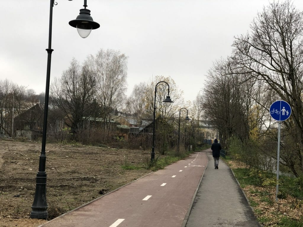Vilnios pakrančių tvarkymas (Aukštaičių g.) - Bike path, Waterside - construction photos