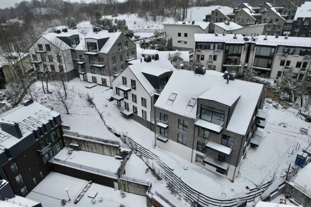 Andrum renesansas (Kreivasis skg. 4) - Multi apartment - construction photos