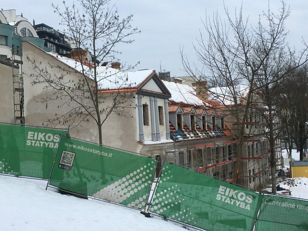 Reformatų Sinodo rūmai (Pylimo g. 7) - Multi apartment - construction photos
