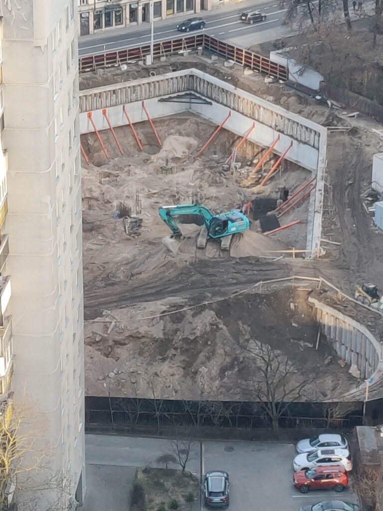 HERO (Lvivo g. 21) - Office center - construction photos