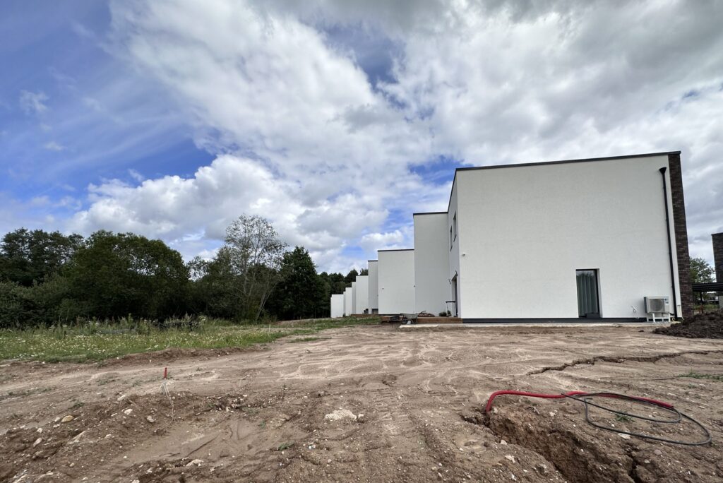 Saulės kalvos F etapas (Saulės g. 45) - Row housing - construction photos