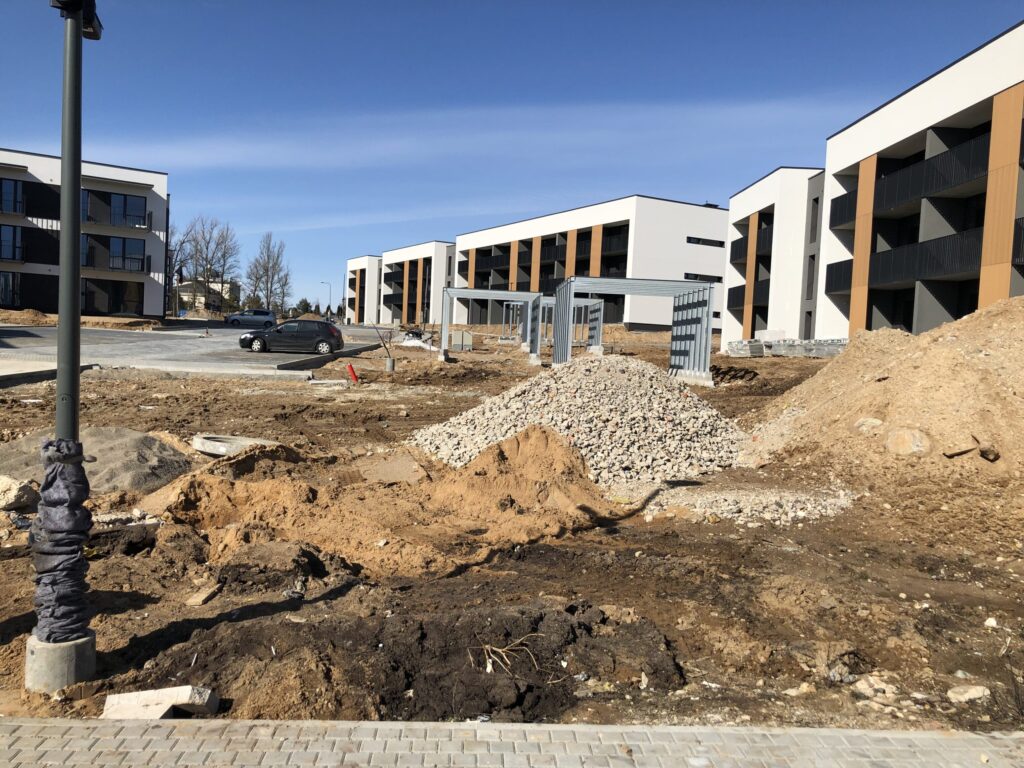 Gilužio rivjera 5 etapas (Gilužio g. 47, 55, 63) - Multi apartment - construction photos