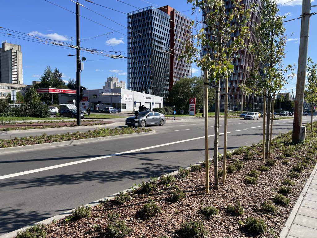 Viršilų g. nuo V. Lingio g. iki Justiniškių g. (Viršilų g.) - Bike path, Street - construction photos