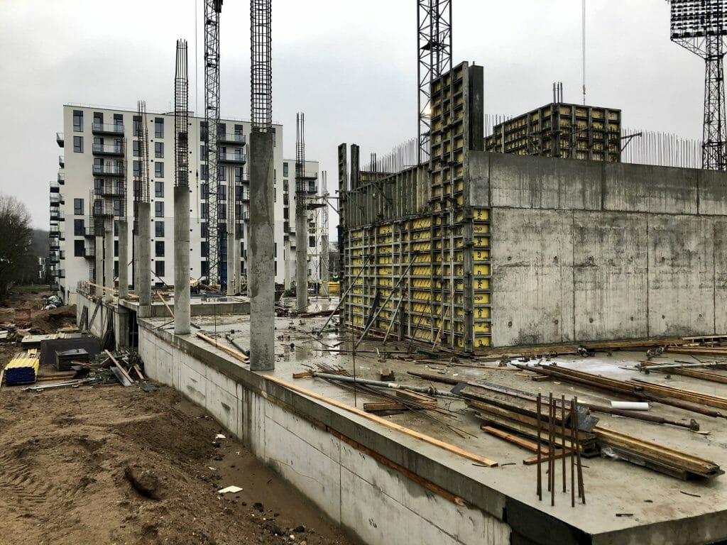 Business Stadium North East (Rinktinės g. 3) - Verslo centras - statybų nuotraukos