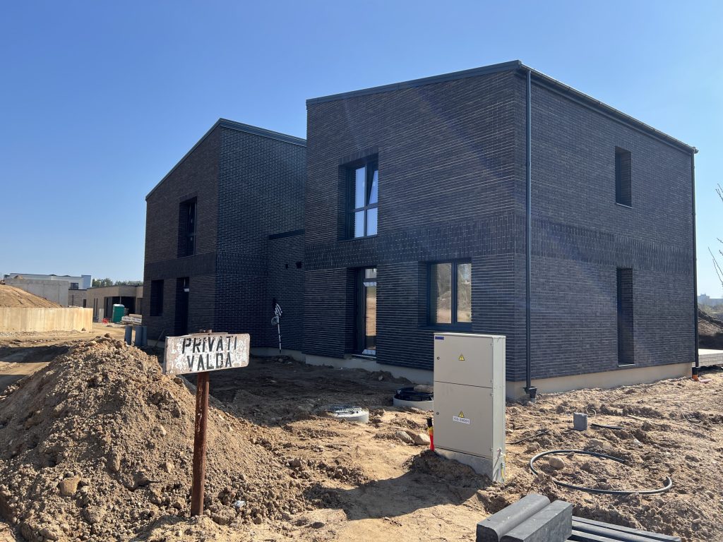 Miesto meldai (Pagudės g. 1, 3, 5, 7, 9, 11, 13) - Private house community - construction photos