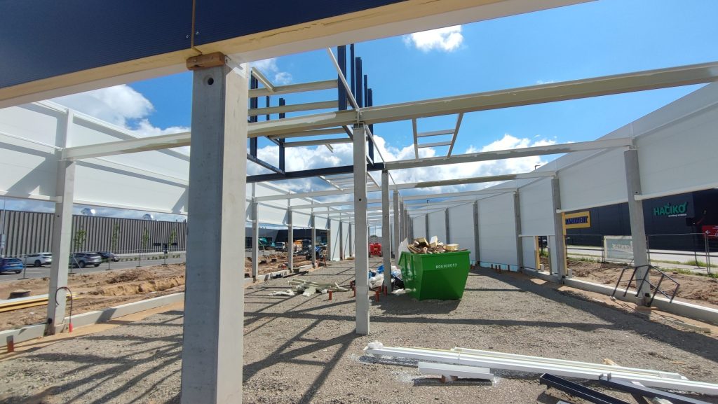 Dangeručio g. 2, 4 (Dangeručio g. 2, 4) - Shopping center - construction photos