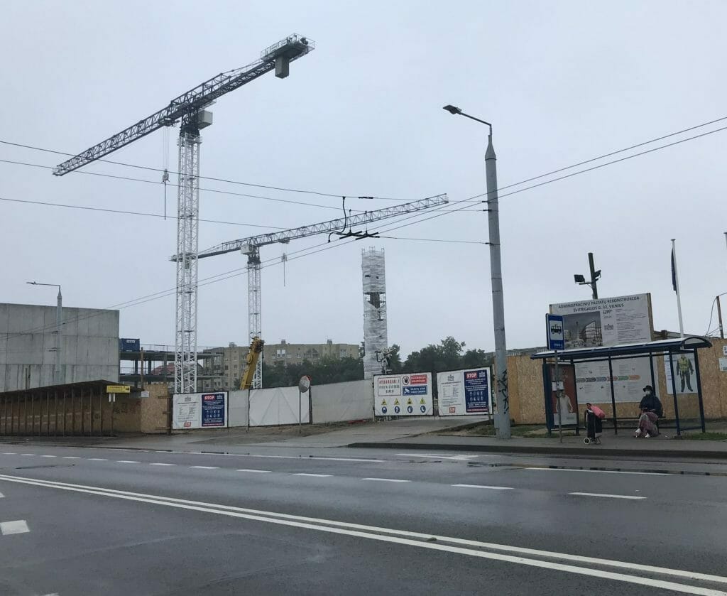 Cyber City 1 etapas (Švitrigailos g. 32) - Office center - construction photos