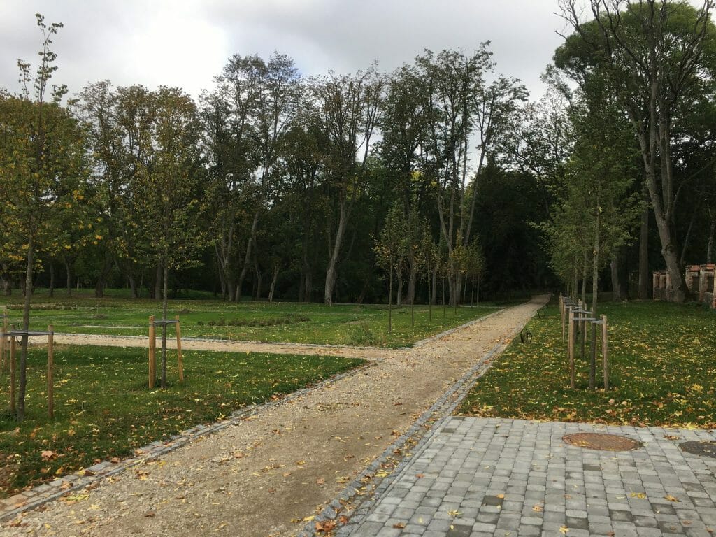 Trakų Vokės dvaro sodybos parkas (E. Andrė g.) - Park - construction photos