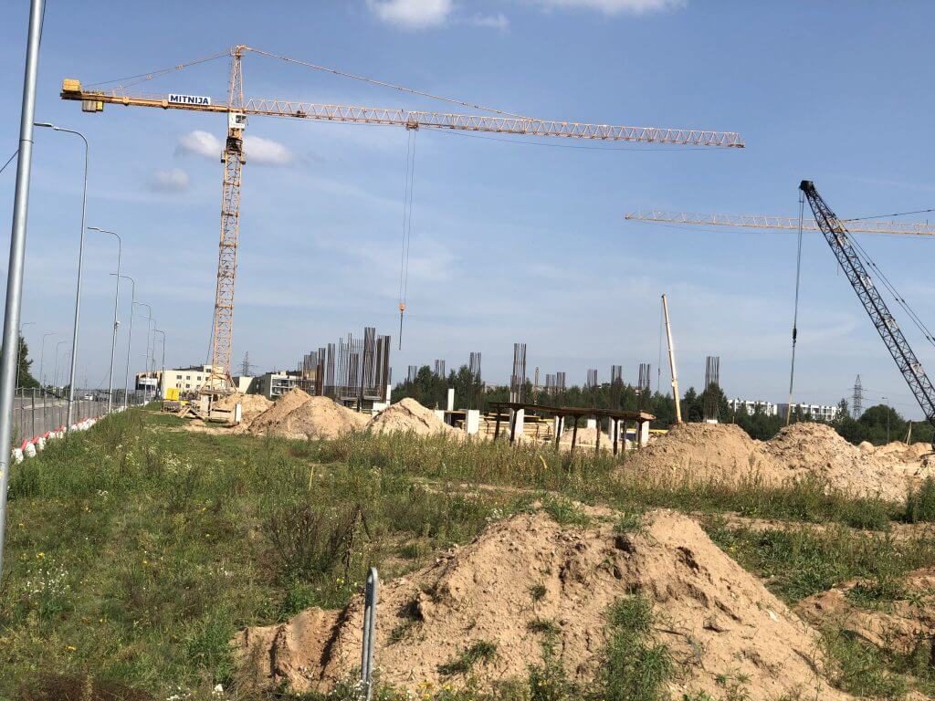 Vilnius OUTLET (Vytauto Pociūno g. 8) - Shopping center - construction photos