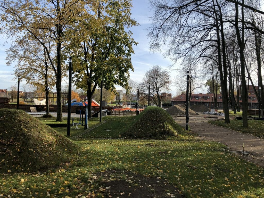 Danės krantinių rekonstrukcija (Danės g.) - Park - construction photos