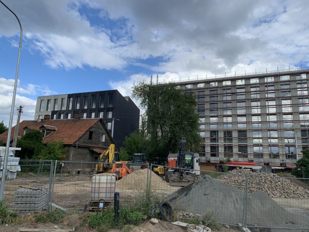 Cyber City 1 etapas (Švitrigailos g. 32) - Office center - construction photos