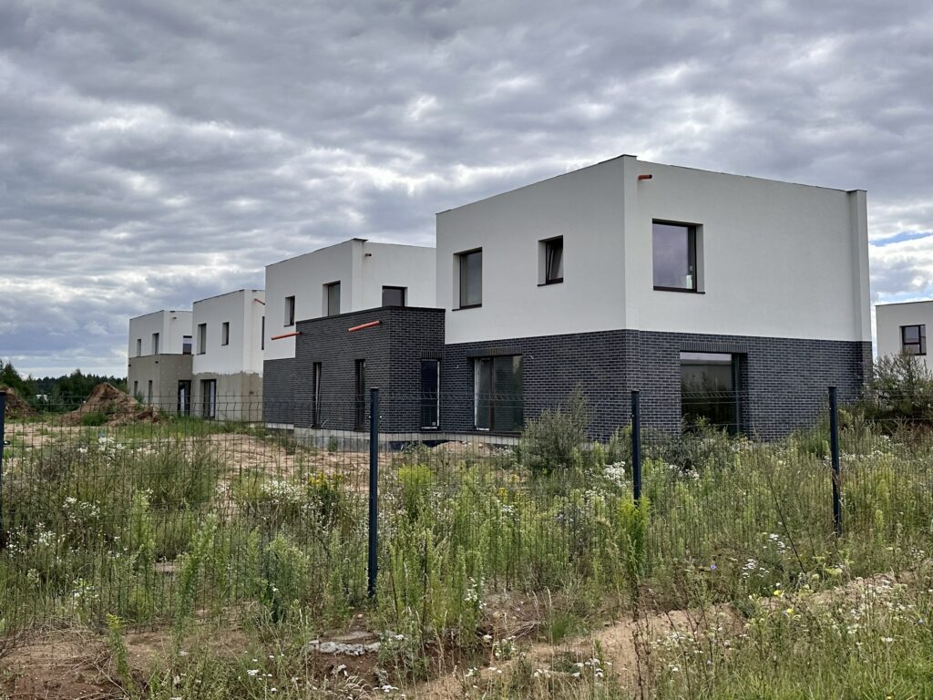 Draugystės slėnis (Užukampio g. 10, 12, 14, 16, 18, 20) - Row housing - construction photos