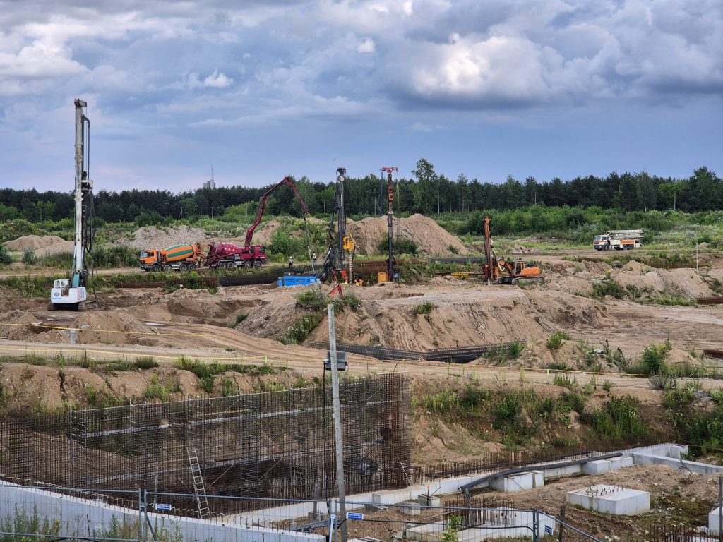 Daugiafunkcis sveikatinimo, ugdymo, švietimo, kultūros ir užimtumo kompleksas 1 etapas (stadionas) (Ozo g. 27) - Stadium - construction photos