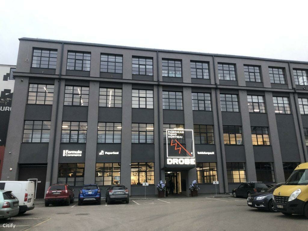 Drobės fabrikas (Drobės g. 62) - Office center - construction photos