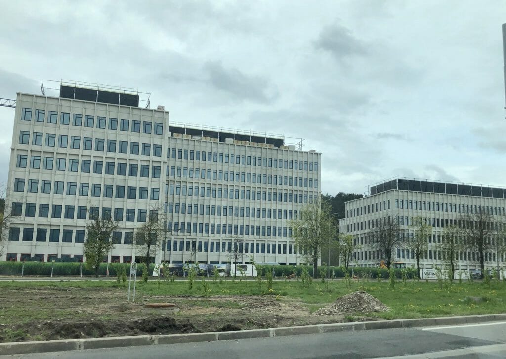 Business Garden Vilnius 1 etapas (Laisvės pr. 10) - Office center - construction photos