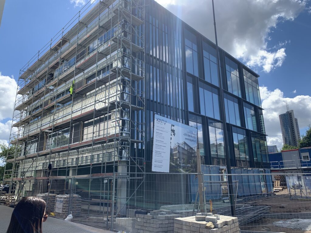 Kintų 11 (Kintų g. 11) - Verslo centras - statybų nuotraukos