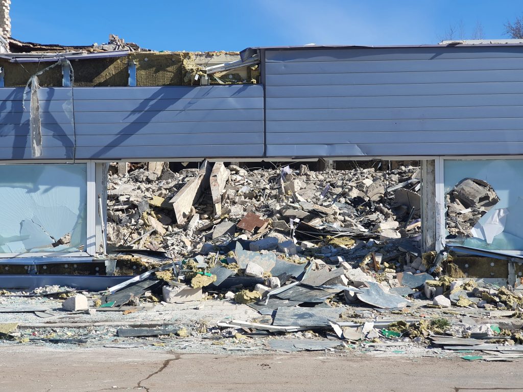 Remarco 1 etapas (Drujos g. 2) - Food store, Office center - construction photos