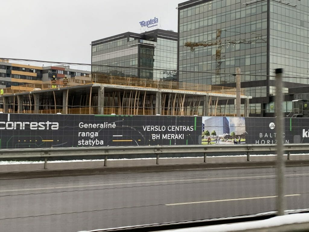 MERAKI B korpusas (Eitminų g. 3) - Office center - construction photos