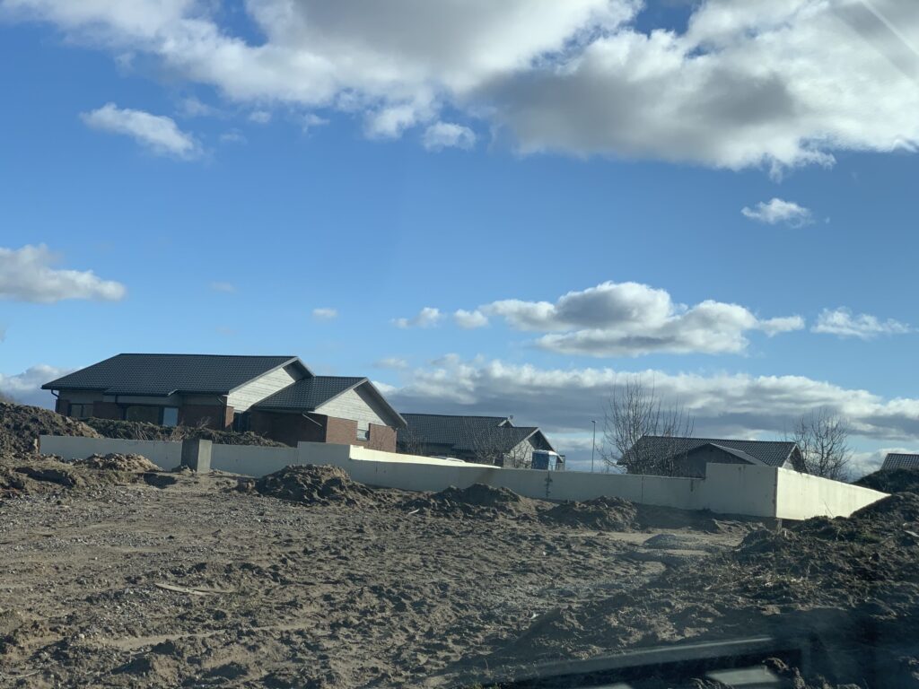 Saulės kalvos (Akacijų g. 1, 2, 3, 4, 5, 6, 7, 8, 9, 10, 11, 12, 13, 14, 15, 16, 17, 18, 19, 20, 21, Jazminų g. 1, 3, 5, 7, 9, 11, 13, 15, 17) - Private house community - construction photos