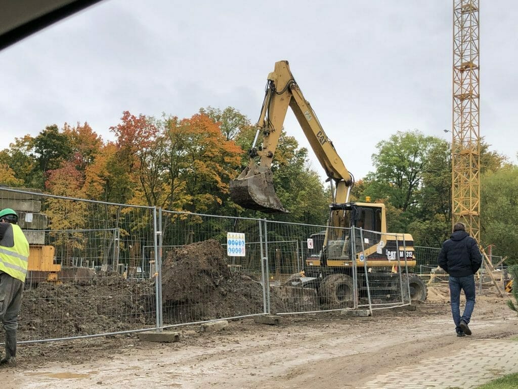 Europos sodas 1 etapas (Europos pr. 4) - Multi apartment - construction photos