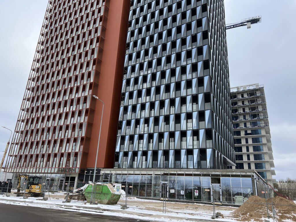 Skylum 1 etapas (Viršilų g. 6) - Daugiabutis - statybų nuotraukos