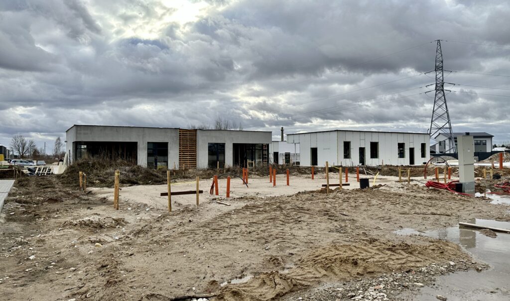 Žuvinto namai (Žuvinto g. ) - Row housing - construction photos